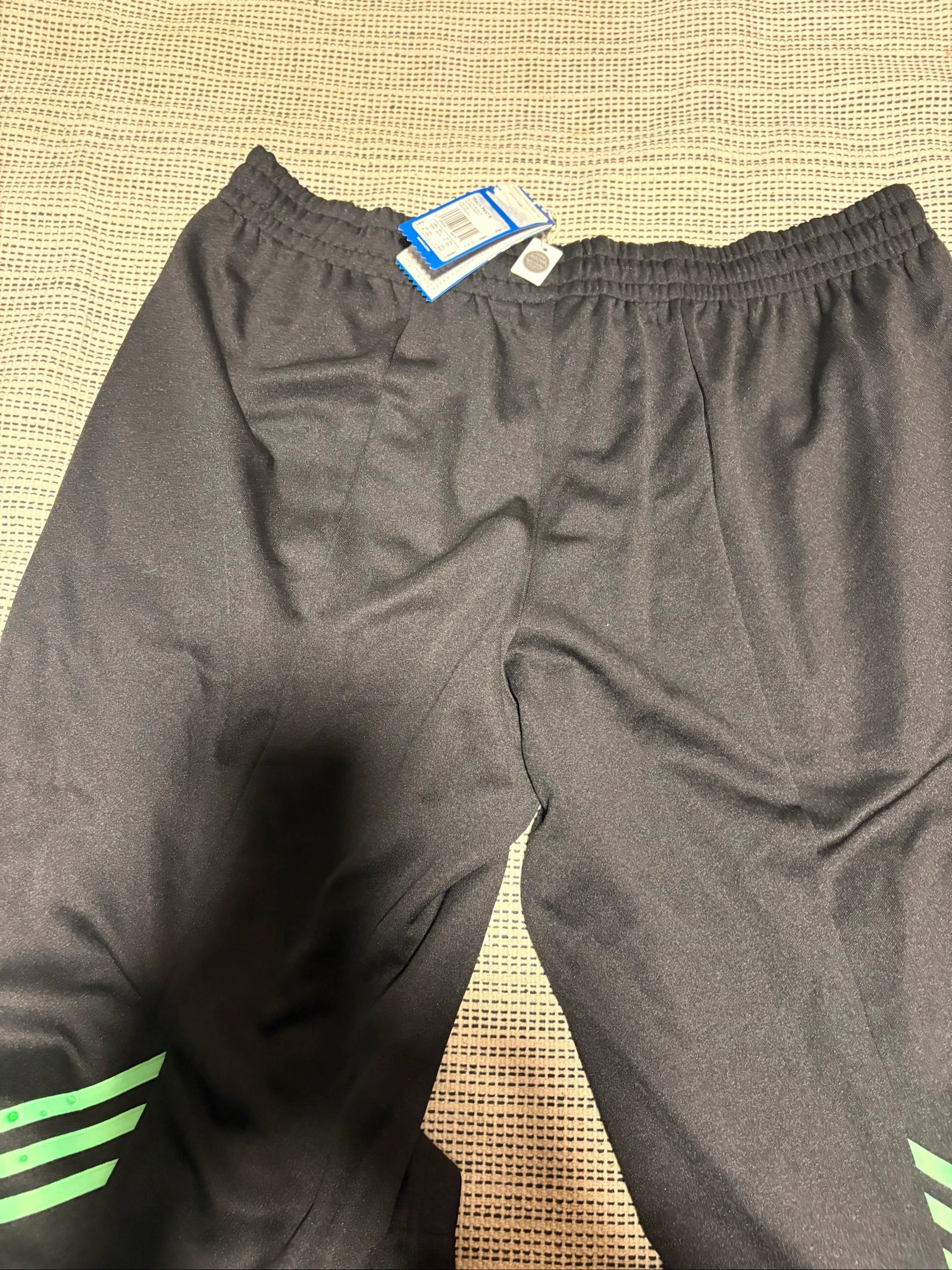 adidas originals x swarovski track pant 2xl black green crystal rhinestone joggers – photo 13
